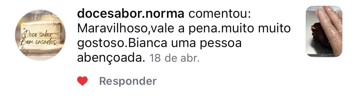 Depoimento de aluna