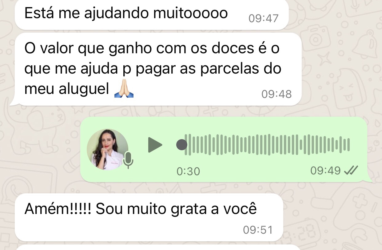 Depoimento de aluna
